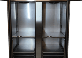 AMCHR1400 with custom cutouts on both shelves