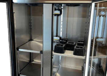 Shelf on test in final position with 115kg (we rate to 100kg)