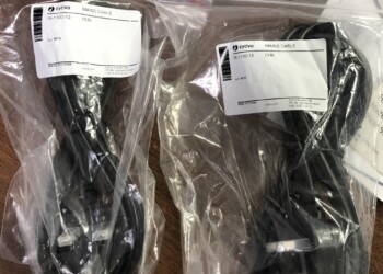 Genuine (Cytiva) Mains cables to suit the UK double electric sockets we install (Supplied FOC)