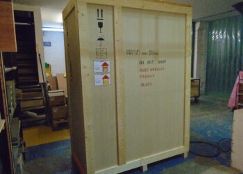 Item fully sealed and fully crated ready for export